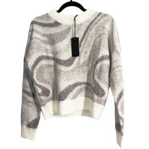 Twenty Montreal Spectrum Swirl Mohair Crewneck Size Small